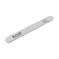 Изображение  №134 Пилка для ногтей прямая Kodi "120/120 (цвет: светло-серый, размер: 178/19/4), Абразивность: 120/120