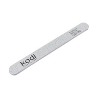 Изображение  №141 Straight nail file Kodi 120/180 (color: light gray, size: 178/19/4), Abrasiveness: 120/180