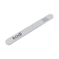 Изображение  №142 Straight nail file Kodi 120/240 (color: light gray, size: 178/19/4), Abrasiveness: 120/240