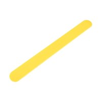Изображение  №186 Пластиковая основа Kodi к пилке для ногтей прямой формы (цвет: желтый, размер: 178/19 мм)