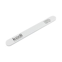 Зображення  №24 Пилка для нігтів Kodi пряма 100/150 (колір: білий, розмір: 178/19/4), Абразивність: 100/150