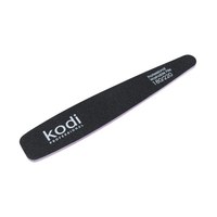 Зображення  №62 Пилка для нігтів Kodi конусна 180/220 (колір: чорний, розмір: 178/32/4), Абразивність: 180/220