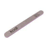 Изображение  №81 Пилка для ногтей Kodi прямая 180/180 (цвет: коричневый, размер:178/19/4), Абразивность: 180/180