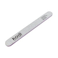 Изображение  №99 Пилка для ногтей прямая Kodi 80/80 (цвет: серый, размер:178/19/4), Абразивность: 80/80