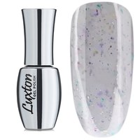 Изображение  Camouflage base LUXTON Roks Base 15 ml, №3 milky gray with a mix of glitter and mica lilac, turquoise and gold, Volume (ml, g): 15, Color No.: 3