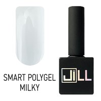 Изображение  Жидкий полигель JiLL Smart Polygel 9 мл, Milky, Объем (мл, г): 9, Цвет №: Milky