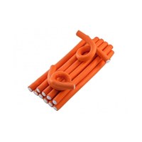 Изображение  Flexible orange curlers 250 x 17 mm Hairway 41171