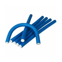 Изображение  Flexible curlers blue 180 x 15 mm Hairway 41177