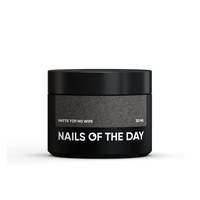 Изображение  Nails of the Day Matte top no wipe – матовый топ без липкого слоя, 30 мл