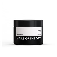 Зображення  Nails of the Day Premium gel 02 - молочно-рожевий будівельний гель, 30 мл, Об'єм (мл, г): 30, Цвет №: 02