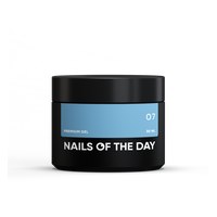 Изображение  Nails of the Day Premium gel 07 - faded blue construction gel, 30 ml, Volume (ml, g): 30, Color No.: 7