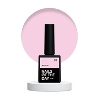 Зображення  Nails of the Day Bottle gel 02 –  надміцний гель (блідно-рожевий), 10 мл, Об'єм (мл, г): 10, Цвет №: 02