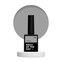 Изображение  Nails of the Day Сolor base 02 - color base for nails (light gray), 10 ml, Volume (ml, g): 10, Color No.: 2