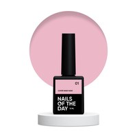 Изображение  Nails of the Day Cover base nude 01 - camouflage base for nails, 10 ml, Volume (ml, g): 10, Color No.: 1
