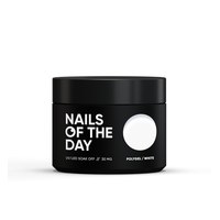 Изображение  Nails of the Day Polygel white — Полигель белый мелкозернистый, 30 мг