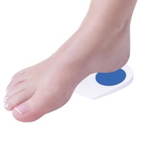 Изображение  Comfortable heel pad with blue soft insert - pair S (8.5 cm x 6 cm), Fresco F-00031-01E, Size: S