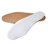 Изображение  Gel insoles covered with leather for tired feet - pair, Fresco F-00065-12T