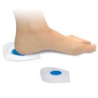 Изображение  Comfortable heel pad, bowl with lateral soft zone for heel spurs - pair L, Fresco F-00037-06B, Size: L