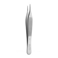 Изображение  Straight pointed tweezers with a notch, Medesy 1017