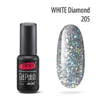 Изображение  Gel polish for nails PNB Gel Polish 4 ml, № 205, Volume (ml, g): 4, Color No.: 205