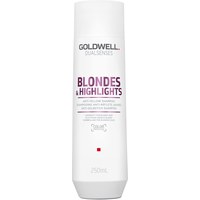 Изображение  Шампунь Goldwell Dualsenses Blondes&Highlights против желтизны для осветленных волос 250 мл, Объем (мл, г): 250