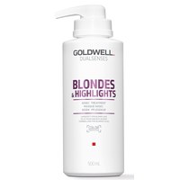 Изображение  Маска Goldwell Dualsenses Blondes&Highlights 60 сек. интенсивного действия для осветленных волос 500 мл