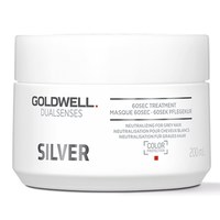 Изображение  Mask Goldwell Dualsenses Silver 60 sec. for bleached and gray hair 200 ml, Volume (ml, g): 200