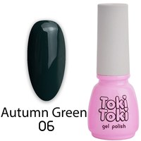 Изображение  Toki-Toki Autumn Green Gel Polish 5 ml, AG06, Volume (ml, g): 5, Color No.: 6