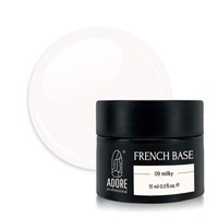 Изображение  Camouflage base ADORE prof. French Base 15 ml №09 - milky, Volume (ml, g): 15, Color No.: 9