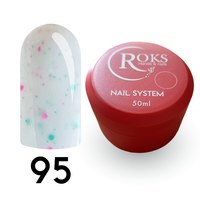 Изображение  Roks Rubber Base French Potal camouflage base for gel polish 50 ml, No. 95, Volume (ml, g): 50, Color No.: 95