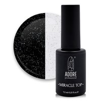 Изображение  Glitter Gel Polish Top ADORE prof. Miracle Top 7.5 ml №04 - silver shimmer, Volume (ml, g): 45053, Color No.: 4