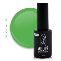 Изображение  Gel polish neon ADORE prof. 7.5 ml N-08 - lime, Volume (ml, g): 45053, Color No.: N-08 lime