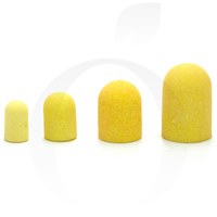Зображення  Наждаковий ковпачок для манікюру жовтий 240 грит 1 шт, 7 мм, Діаметр головки фрези (мм): 7, Колір: Жовтий