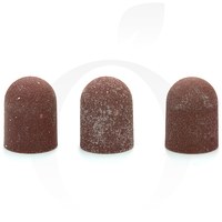 Изображение  Emery cap for manicure brown 150 grit 1 pc, 13 mm
