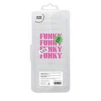 Изображение  Гелевые типсы для наращивания ADORE prof. Funky Gel Nail Tips 240шт - arqued square | extra long
