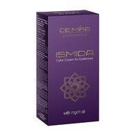 Изображение  Профессиональная крем-краска для бровей с маслом мирры DEMIRA Professional Ismida Color Cream For Eyebrows № 3, графит