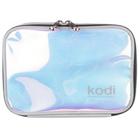 Изображение  Cosmetic bag Kodi 01M with holographic top, gray
