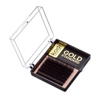 Изображение  Eyelashes Kodi B 0.03 (6 rows: 6 mm) Gold Standard