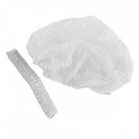 Изображение  Panni Mlada™ medical cap with double elastic band (100 pcs/pack) made of spunbond, white