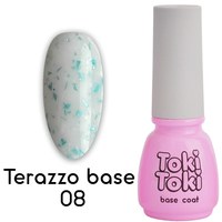 Изображение  Base for gel polish Toki-Toki Terazzo Base 5 ml TR08, Volume (ml, g): 5, Color No.: TR08