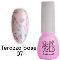 Изображение  Base for gel polish Toki-Toki Terazzo Base 5 ml TR07, Volume (ml, g): 5, Color No.: TR07