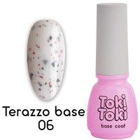 Изображение  Base for gel polish Toki-Toki Terazzo Base 5 ml TR06, Volume (ml, g): 5, Color No.: TR06