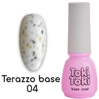 Изображение  Base for gel polish Toki-Toki Terazzo Base 5 ml TR04, Volume (ml, g): 5, Color No.: TR04