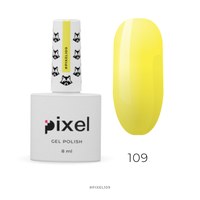 Изображение  Gel polish Pixel No. 109 (lemon), 8 ml, Volume (ml, g): 8, Color No.: 109