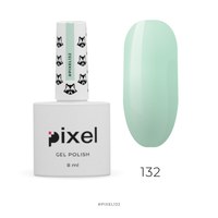 Изображение  Gel Polish Pixel No. 132 (pastel mint), 8 ml, Volume (ml, g): 8, Color No.: 132