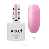 Изображение  Gel Polish Pixel No. 017 (violet-pink), 8 ml, Volume (ml, g): 8, Color No.: 17