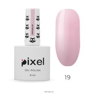 Изображение  Gel polish Pixel No. 019 (peach with cocoa), 8 ml, Volume (ml, g): 8, Color No.: 19