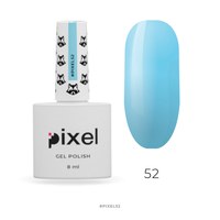 Изображение  Gel polish Pixel №052 (blue), 8 ml, Volume (ml, g): 8, Color No.: 52