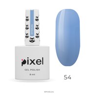 Зображення  Гель-лак Pixel №054 (темно-блакитний), 8 мл
, Об'єм (мл, г): 8, Цвет №: 054