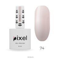 Изображение  Gel polish Pixel No. 074 (milk with cocoa), 8 ml, Volume (ml, g): 8, Color No.: 74